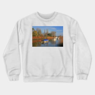 River Frome, Wareham, January 2022 Crewneck Sweatshirt